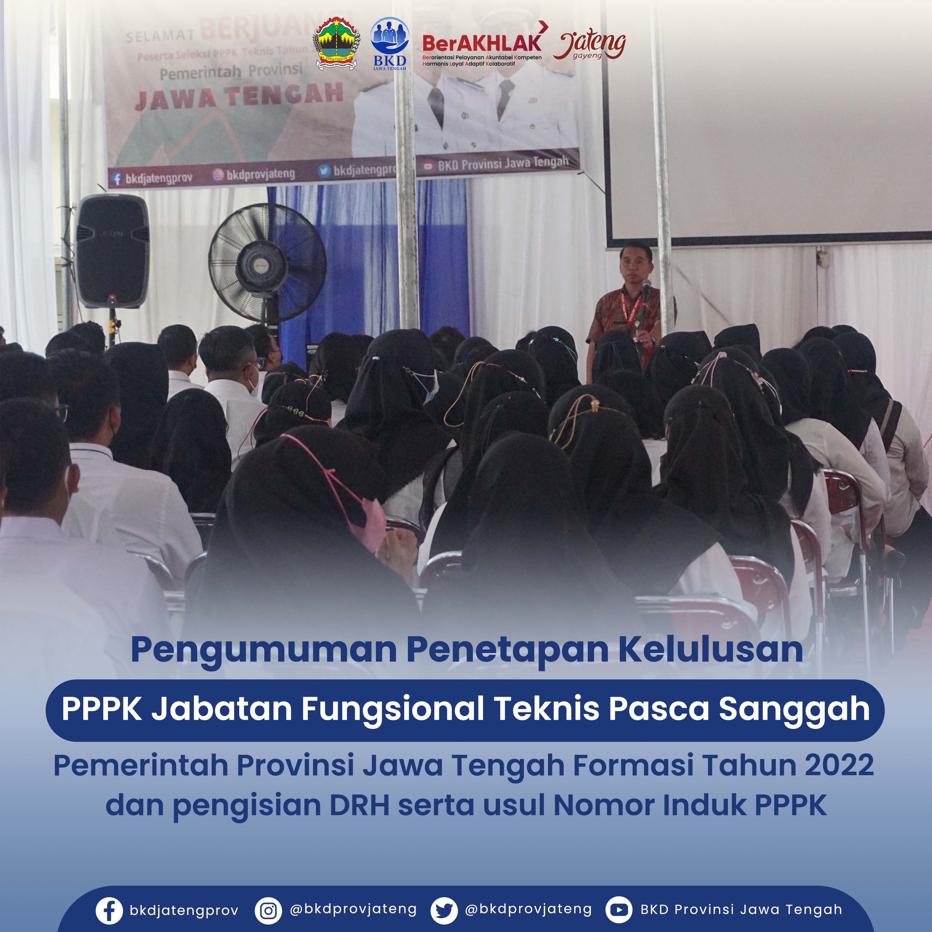  Pengumuman Hasil Seleksi Kompetensi dan Penetapan Kelulusan PPPK Jabatan Fungsional Tenaga Teknis Pasca Sanggah Serta Pengusulan Nomor Induk PPPK