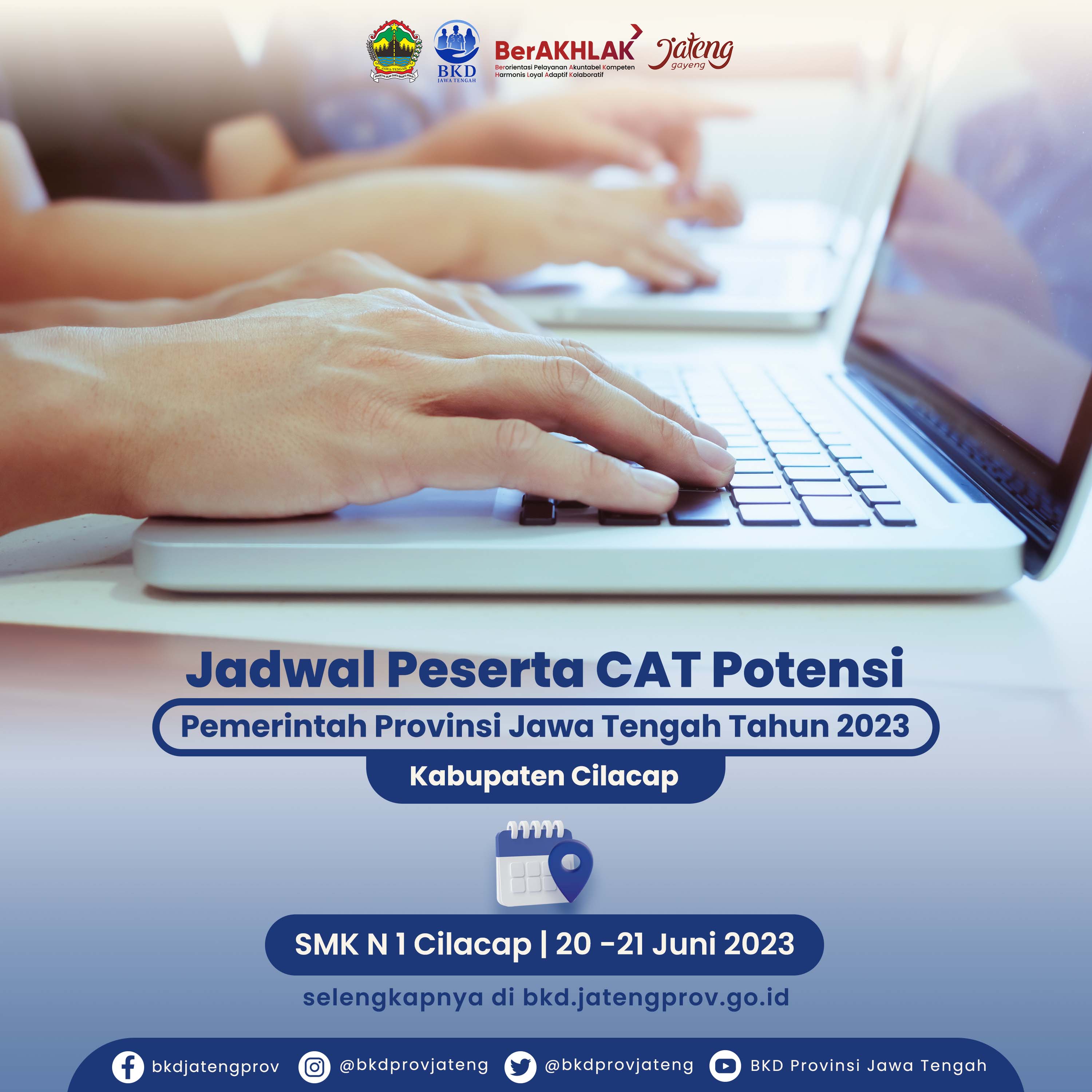 Pemanggilan Peserta CAT Potensi di Kabupaten Cilacap Tahun 2023