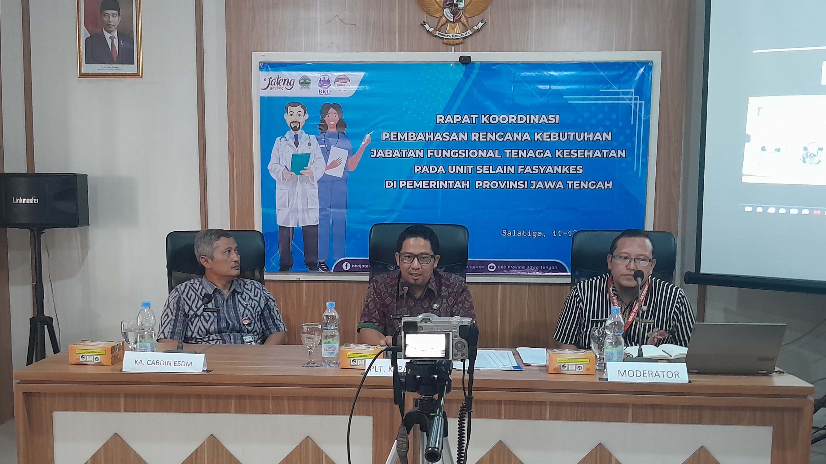 Rakor Pembahasan Perencanaan Kebutuhan Dan Penyelesaian Permasalahan Jabatan Fungsional Tenaga Kesehatan Yang Bertugas Di Unit Kerja Yang Tidak Memiliki Fasilitas Pelayanan Kesehatan Di Lingkungan Pemprov Jateng