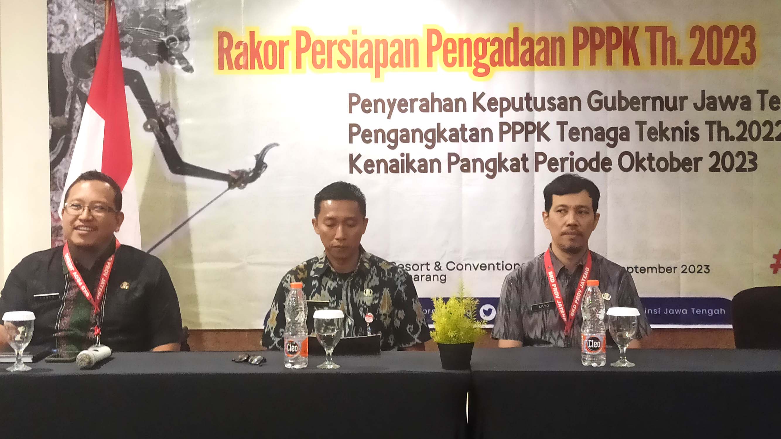 Rakor Pengadaan PPPK Tahun 2023 dan Penyerahan SK PPPK Teknis Formasi 2022 serta SK Pangkat Periode Oktober 2023