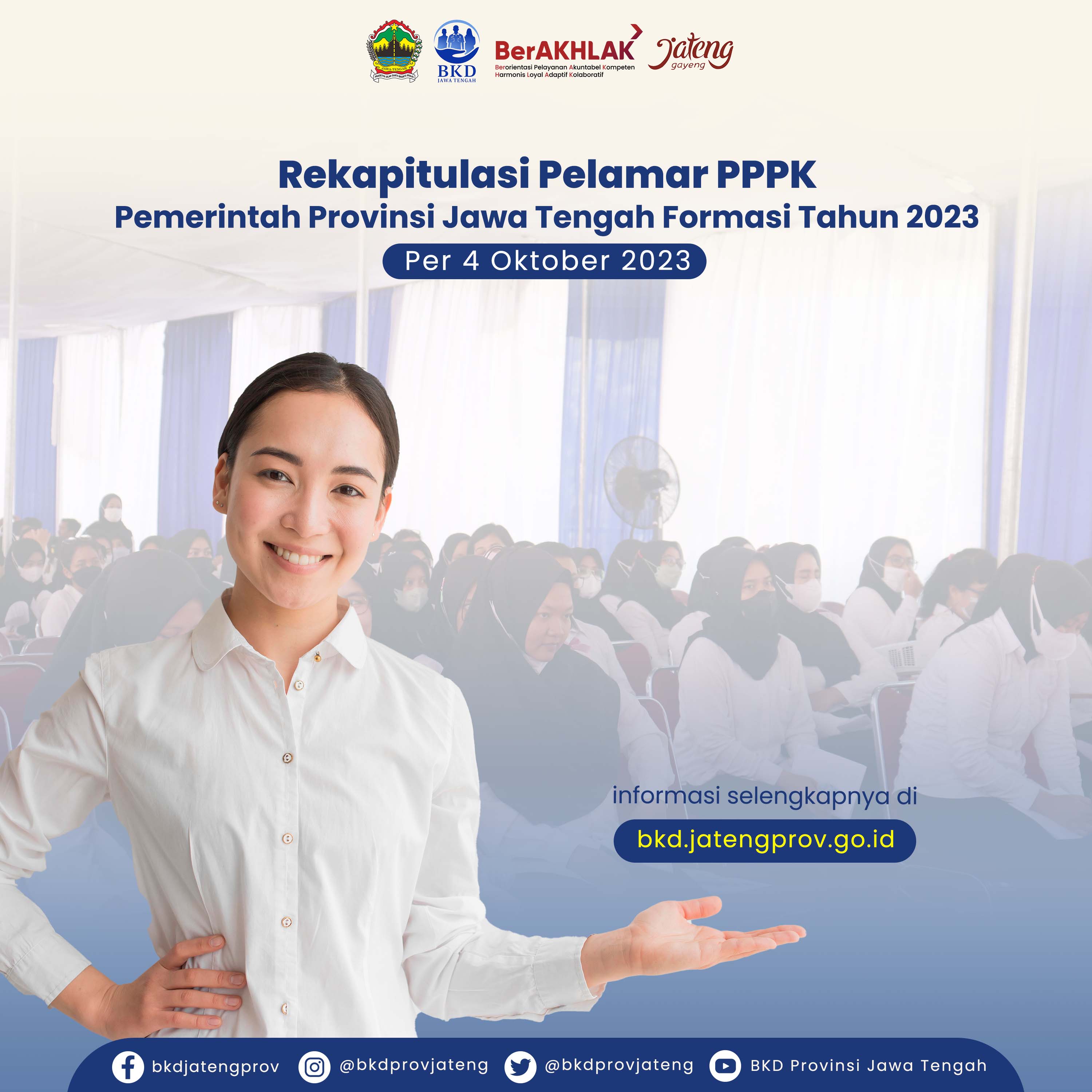 REKAPITULASI PENDAFTARAN PPPK PEMERINTAH PROVINSI JAWA TENGAH FORMASI TAHUN 2023