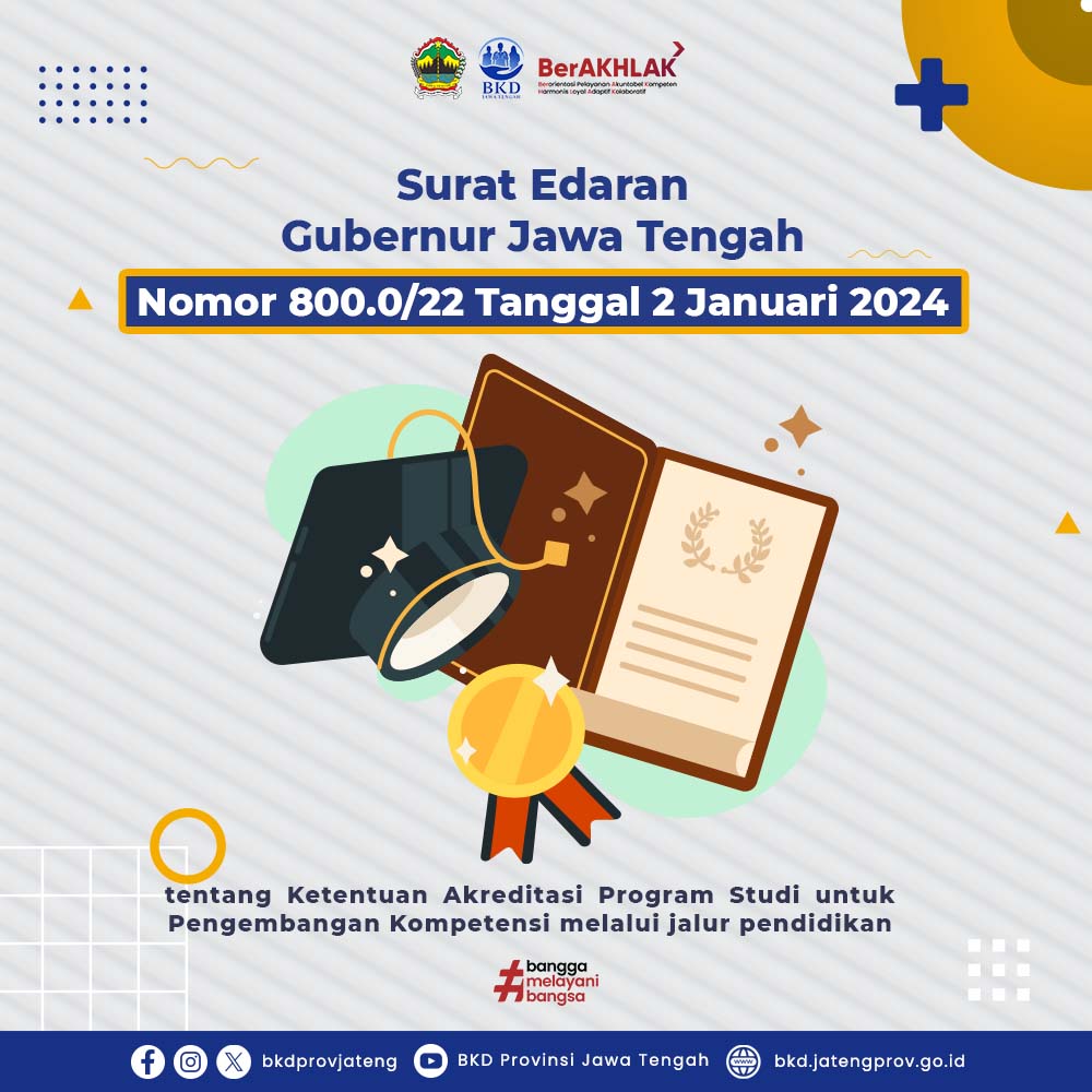 Ketentuan Akreditasi Program Studi untuk Pengembangan Kompetensi Melalui Jalur Pendidikan